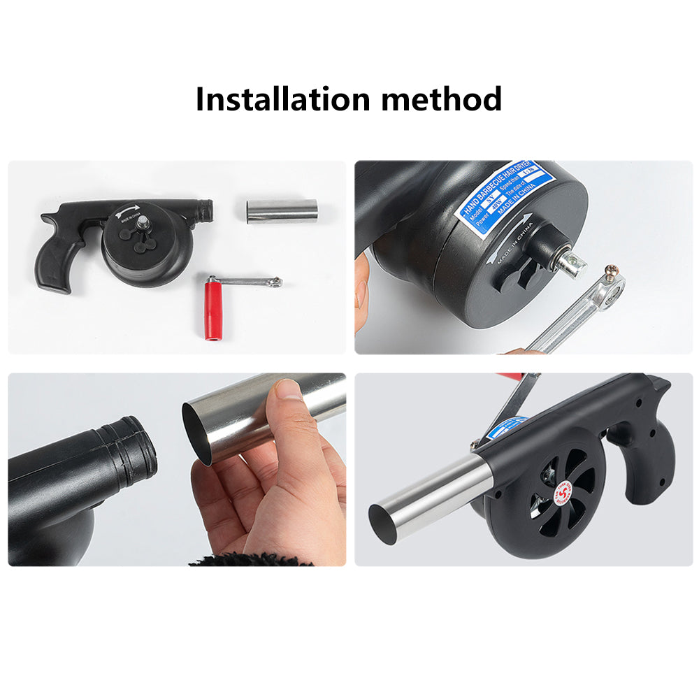 Large Size Barbecue Fire Burning Manual Air Blower Picnic Camping Stove Wind Blow Tool Large Size Barbecue Fire Burning Manual Air Blower Picnic Camping Stove Wind Blow Tool